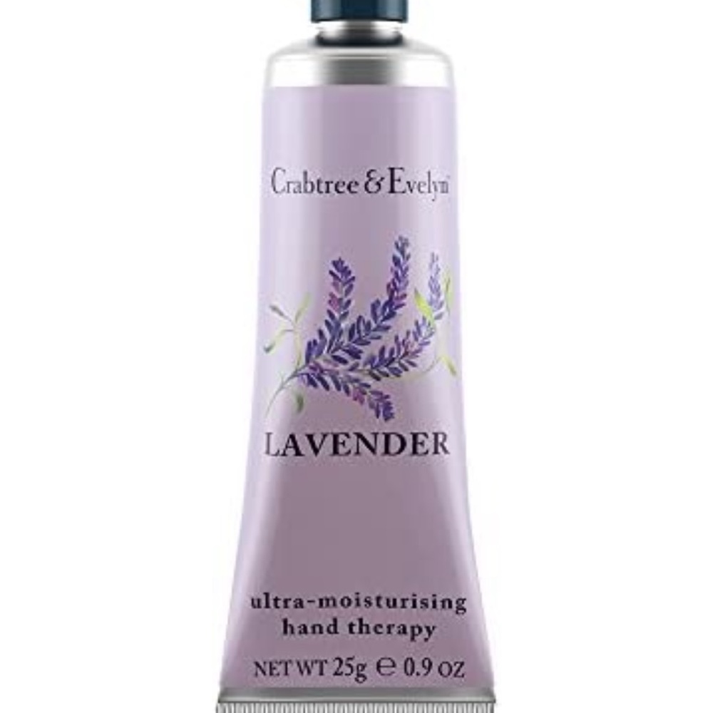 NWT Crabtree & Evelyn Ultra Moisturising Hand Therapy Lavender, 0.9 Oz